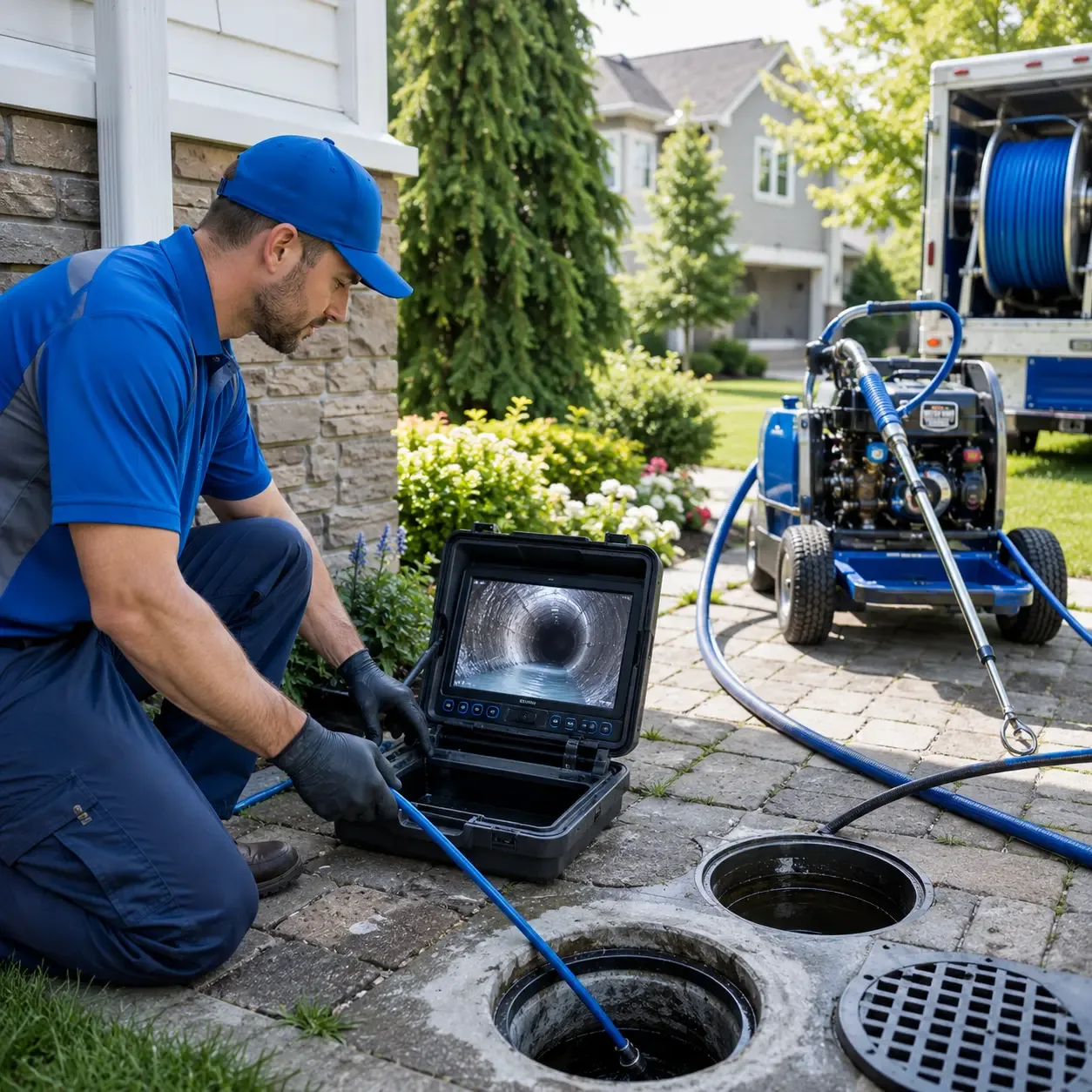Outdoor drain cleaning professionals serving Dalzell, IL